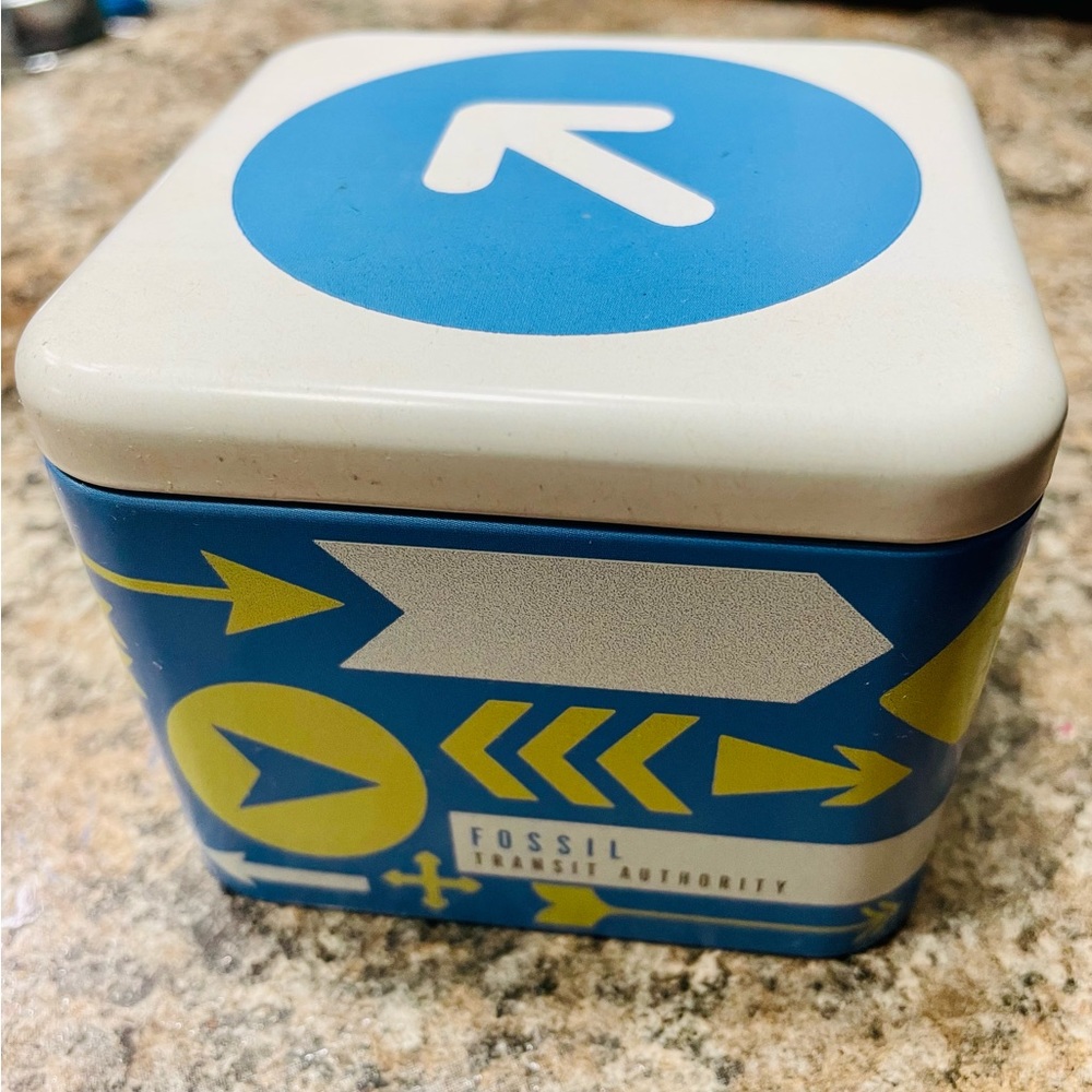 Fossil watch tin case